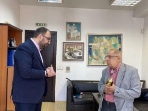 Пламен Панов връчи приза „Христо Г. Данов“ за превод на Йордан Костурков