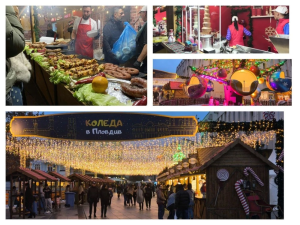 Коледа в Пловдив: Красив базар с празнична атмосфера, но цените смутиха минувачите