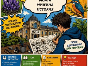 Природонаучният обявява конкурс за авторски комикс “Моята музейна история“