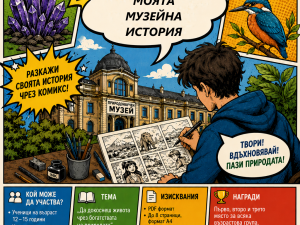 Природонаучният музей търси таланти за включването на творбите им в комикс